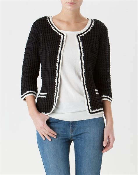 chanel inspired sweater jacket